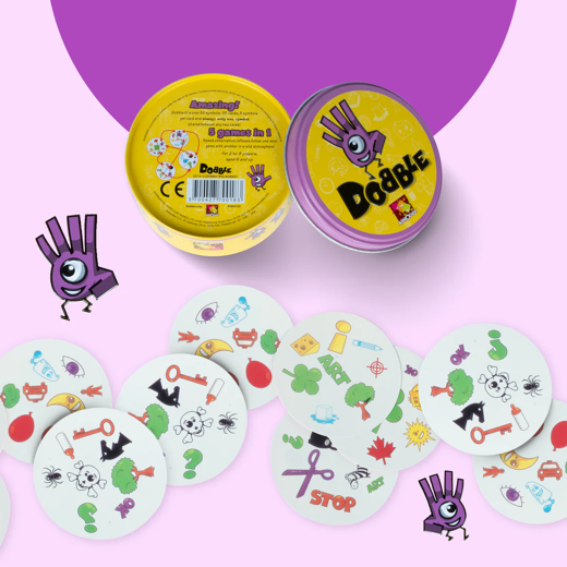 FLYI Dobble Card Game (55 Cards, 5 Games in 1) - Image 3