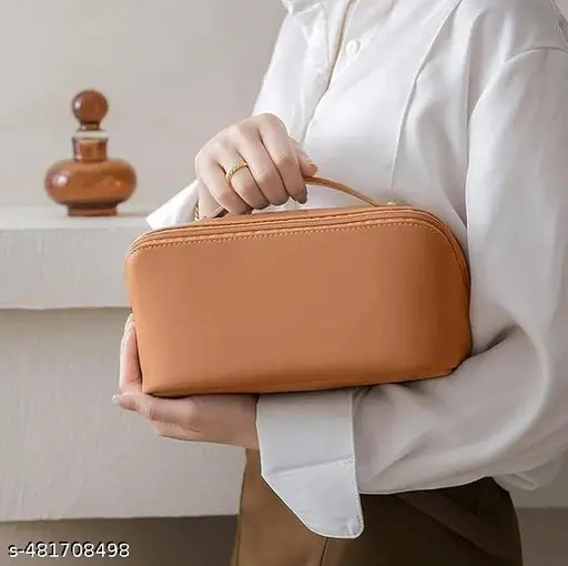 Leather Cosmetic Bag - Image 2