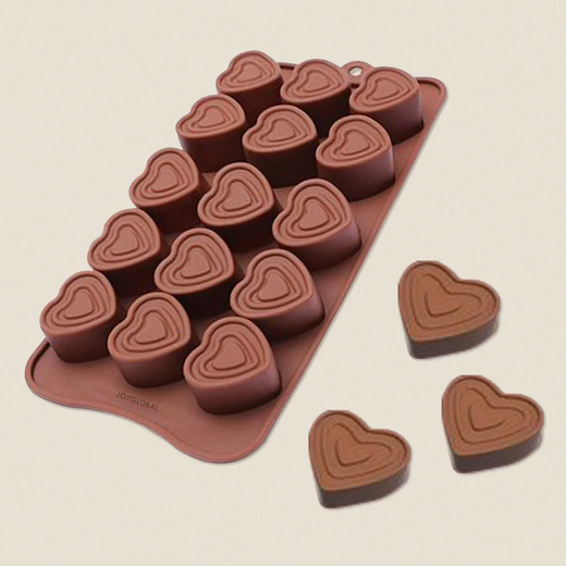 New Heart Shape 20 Chocolate Mould - Image 3