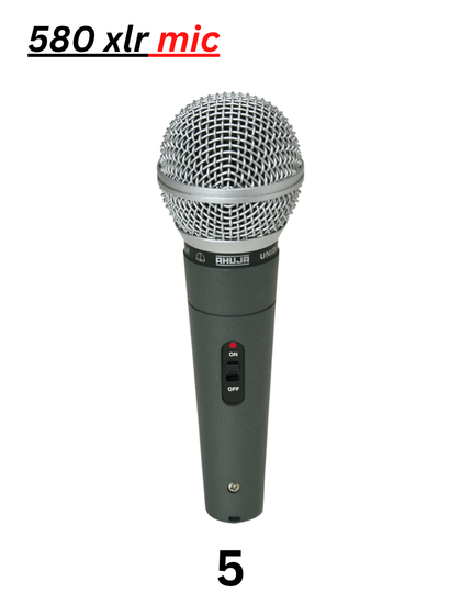 Ahuja ASM-580XLR Professional Performance Series Dynamic Microphone
