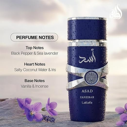 Lattafa Asad Zanzibar Eau de Parfum – Lattafa Perfumes - Image 3