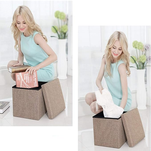 Cube Stool Seating Stool Sitting Storage Stool - Image 2