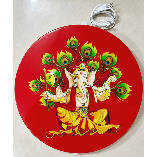 Ganesh Ji Design Double Side Light Board (Size: 14 Inch) ✨ - Image 2