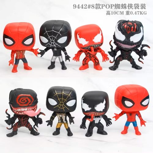 4pcs in 1 box - Spidy/venom pop set - Image 3