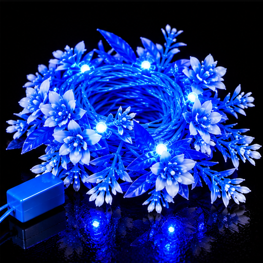 32 Bulb Blue Light Patta String Light ✨ - Image 4