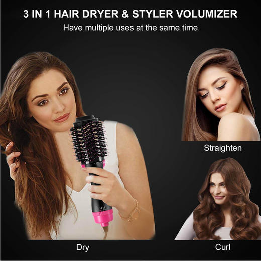 2 in 1 Hair Straightener Brush & Dryer - Image 4