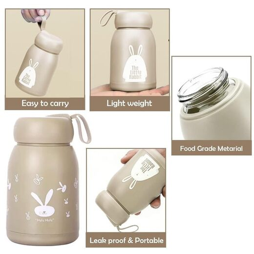Cute Bunny Water Bottle for Kids - Image 2