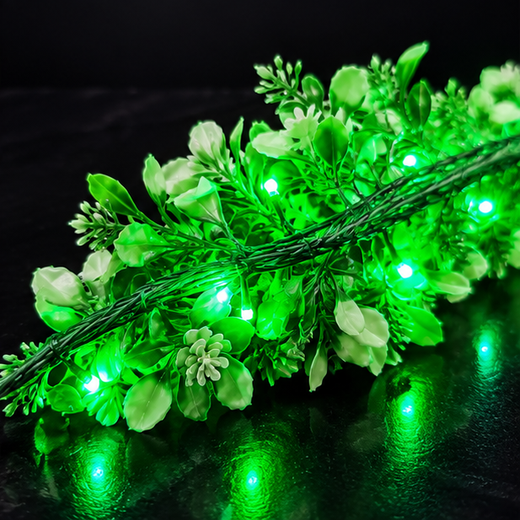 32 Bulb Green Light Patta String Light ✨ - Image 3