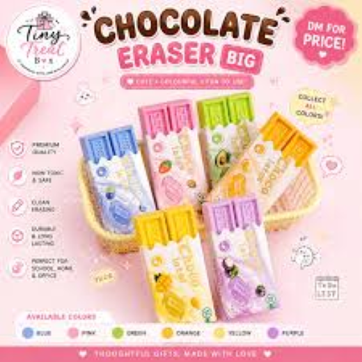 1 PC Creative Chocolate Shape Eraser - Image 4