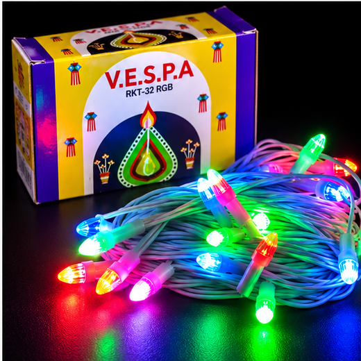 15M Rocket Multicolour String Light (32 Bulb) (Print: 20M) 🚀✨ - Image 4