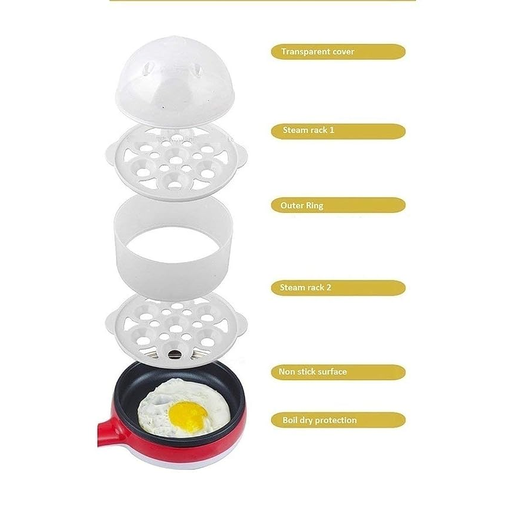 Double Layer With Handle Egg Boiler - Image 2