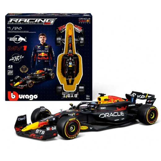 QY Toys-Black Mamba Imported Red Bull Formula 1 Racing Car 1:43 - Image 4