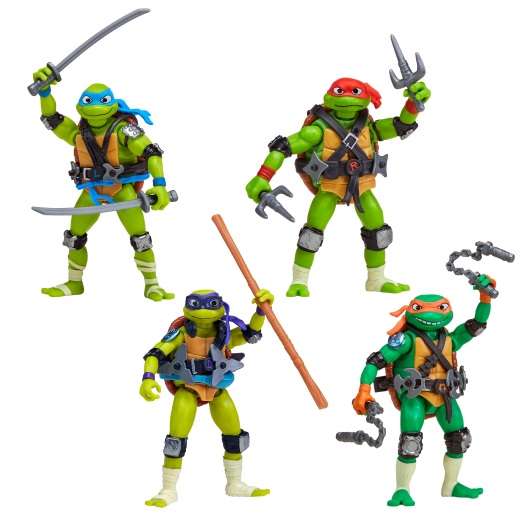 4 pcs set of ninja turtules - Image 2