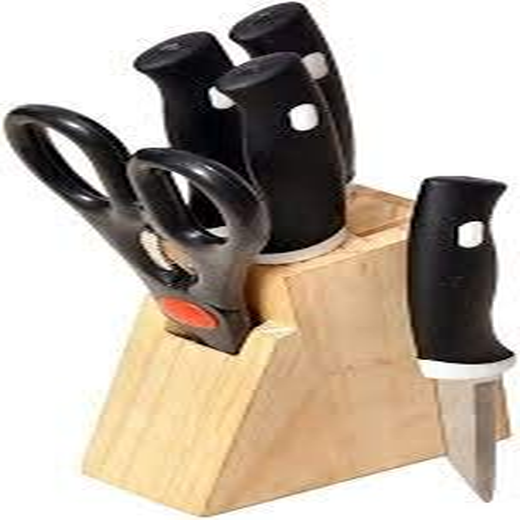 Wooden Kitchen Knife Set - Image 2