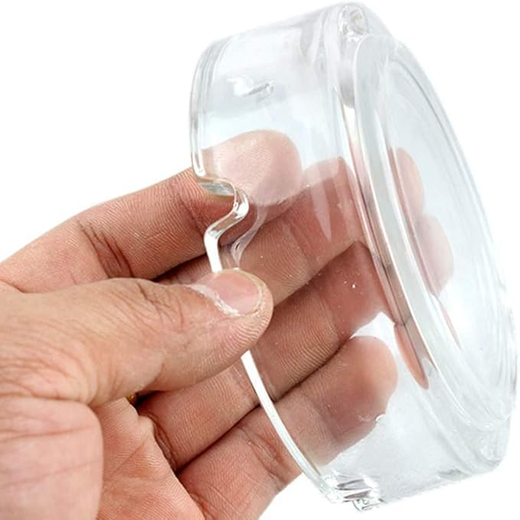 Round Glass Cigarette Ashtray - Image 4