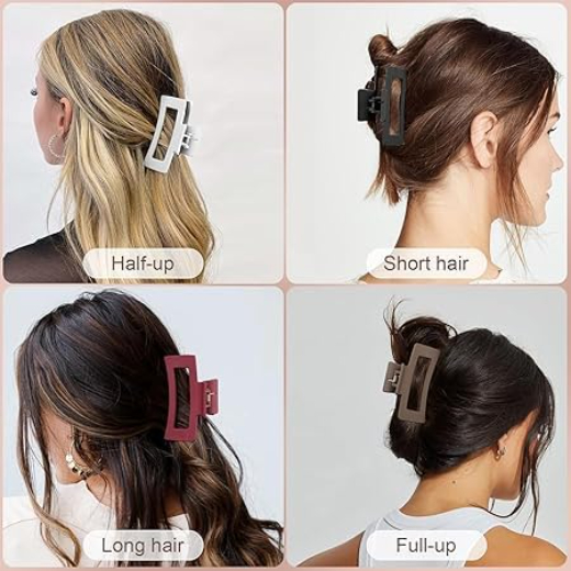 SOFT SILICONE HAIR CLAW CLIPS - Image 3