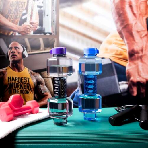 Dumbbell Water Bottle (Set of 3) - Image 4