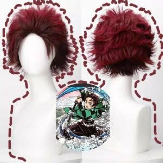 Tanjiro Wig net Price 425 - Image 4