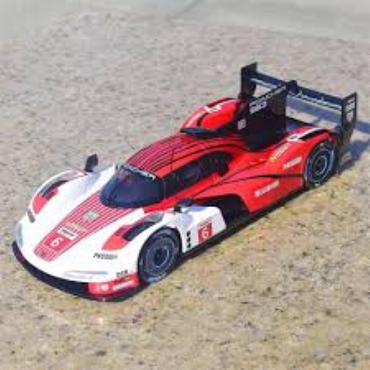 Burago 1:24 Porsche 963 (#6) - White/Red ('24) ('25 Std) - Image 4