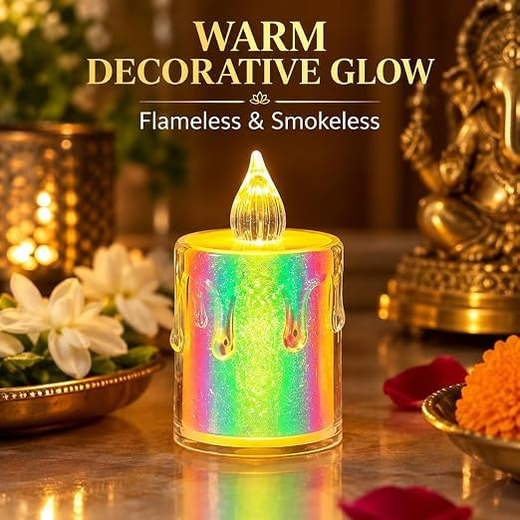 3 Piece Set Rainbow LED Light ✨ (Size: 5, 6.5, 8 Inch) - (1 Set) - Image 2