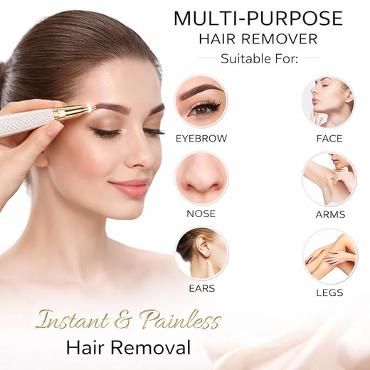Diamond 2 in 1 Eyebrow Flawless Trimmer - Image 2