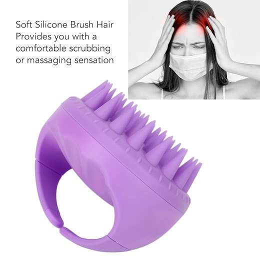 Silicone Handle Scalp Massage Brush - Image 2