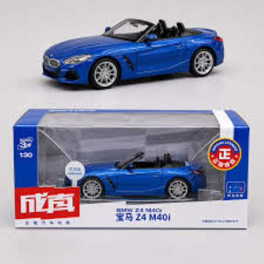Officially Licensed BMW Z4 M40i 1:30 Scale Die Cast Convertible Car
