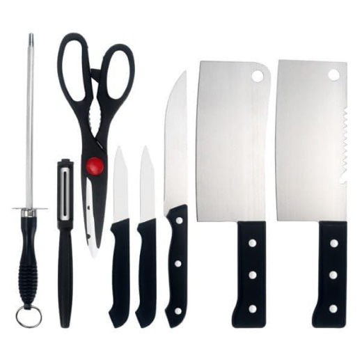 8-in-1 Stainless Steel Kitchen Knife Sets