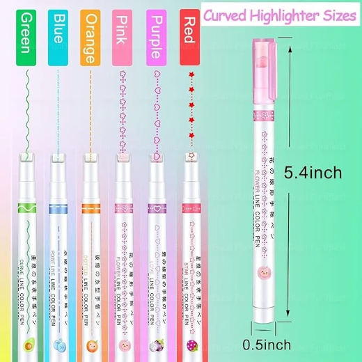 6 In 1 Drawing Linear Pen With Sketch Pen - Image 2