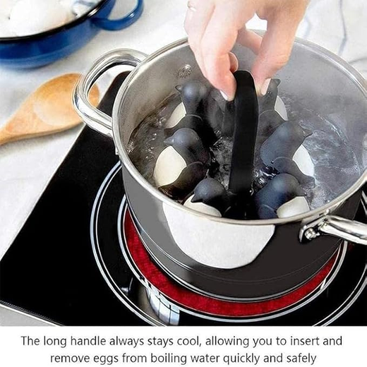 Silicone Penguin Egg Boiled Egg Stand - Image 4