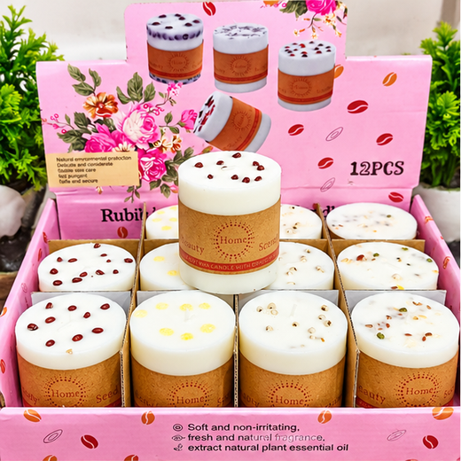 Big Aroma Decorative Scented Candles (Size: 3.5*3 Inch) - 1 Piece 🕯️