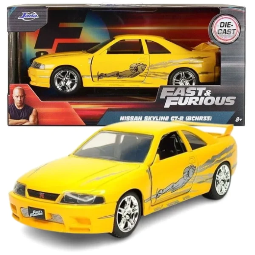 Jada Toys Fast & Furious Leon's Nissan Skyline GT-R 1:32 Die-Cast Car - Image 4