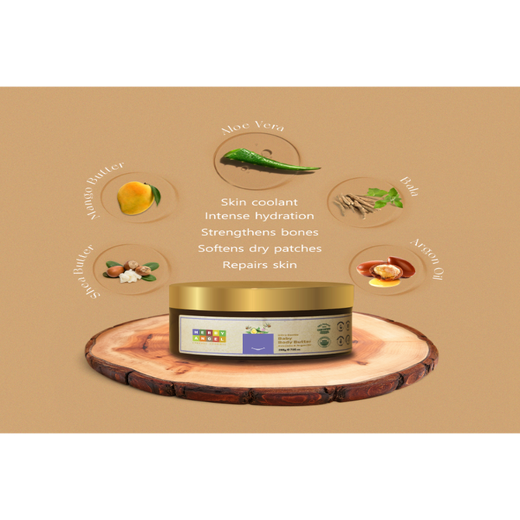 Ultra Gentle Baby Body Butter with Avocado & Argan Oil | Organic Ingredients | Deep Moisturization | Radiant Skin - Image 2