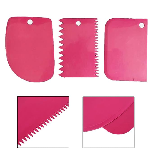 3Pc Cake Scraper - Image 2
