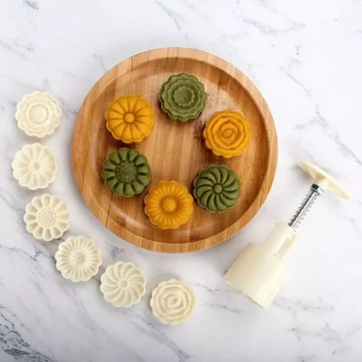 ABS Round Mooncakes White Mold - Image 4