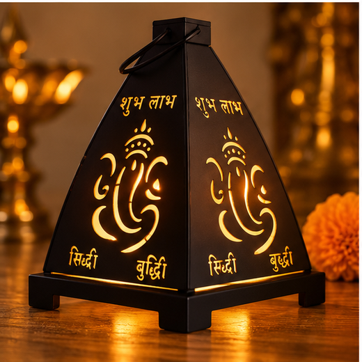 Metal Lord Ganesha Lantern (20CM)👌🙏