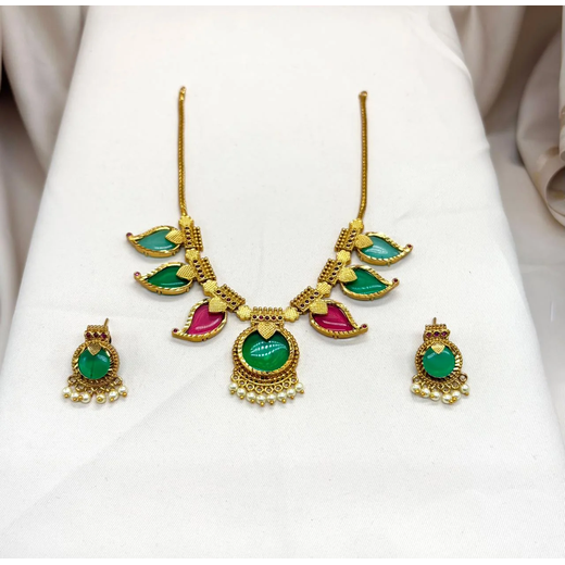 Gold Short Necklace
