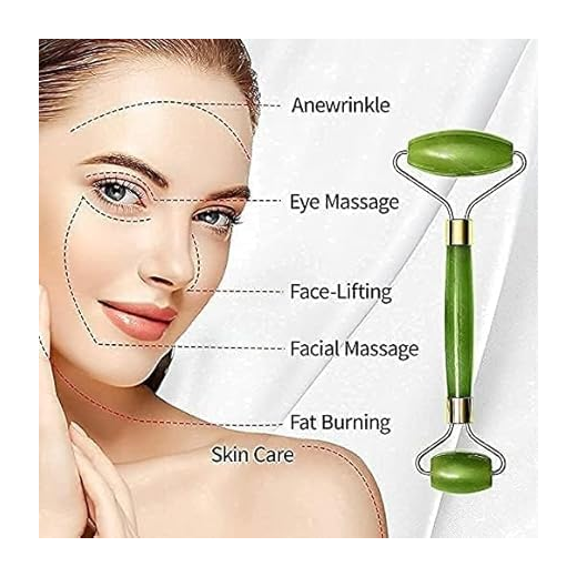 Jade Roller & Gua Sha Set for Face Massage - Image 4