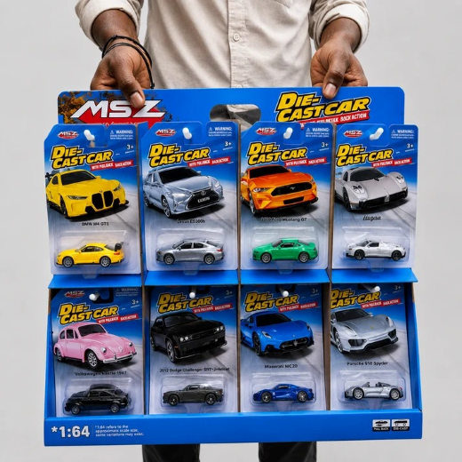 MSZ 1:64 die cast display box with 24 cars net price 159