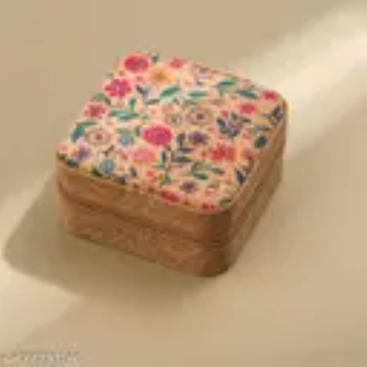 Printed PU Jewellery Box