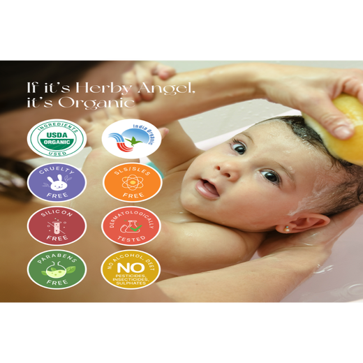 Ultra Gentle Baby Hair Cleanser with Licorice, Amla & Saffron | Organic Ingredients | Gentle Cleansing | Supports Hair Growth - Image 3