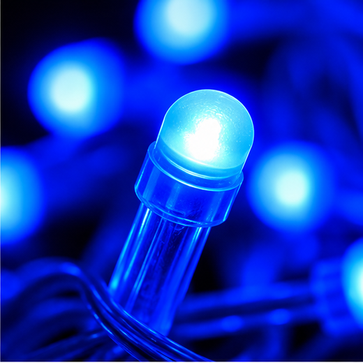 11M Pixel Blue String Light (36 Bulb) (5 MM) (Print 15M) ✨ - Image 2