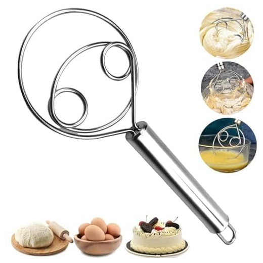 Kitchen Stainless Steel Atta Maker Whisk - Image 4