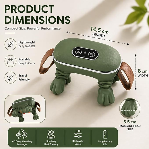 Wireless Neck & Shoulder Massager with Heat - Image 4