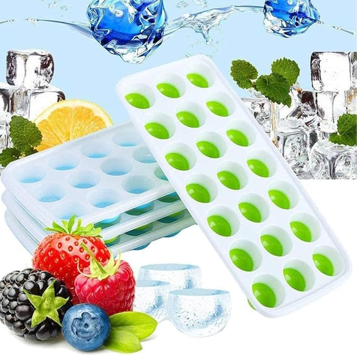 21 Cavity Pop Up Ice Cube Mold Tray - Image 2