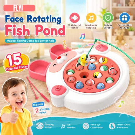 Flyi Rabbit Face Rotating Fish Pond - Image 2