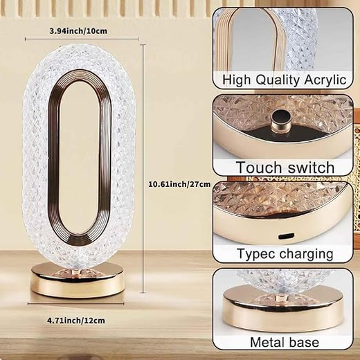Altrona Crystal Table Lamp - Image 2