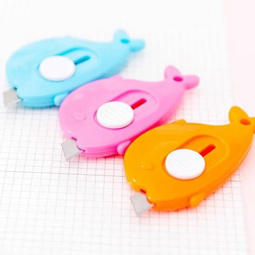 Mini Whale Portable Utility Knife Cute Paper Cutter - Image 4