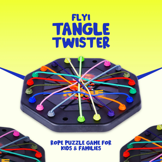 FLYI Tangle Twister Rope Brain-Teaser Puzzle Toy (3+ Years)