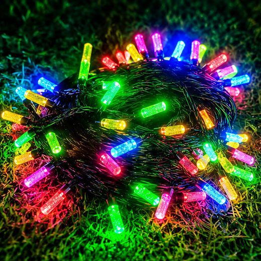 48M Sugarcane Design Multicolour String Light 96 Bulb (Print 70M) ✨